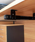 Premium 350mm Heavy Duty Drawer Slides Featuring Rock Solid Ball Bearing Runners for a smooth glide under a desk.