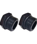 Battle Tested Aluminum Hex Adapter Fitting Kit Oil Coolant Plug High Temp Ethanol Compatible Fuel Line Hardware An4 To An12 Double Seal Vibration Proof Street Ready Pro Level Boost Your Ride - Black anodized aluminum hex fittings.