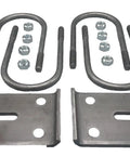 Replacement Trailer U Bolt Kit For Heavy Duty 9000 Pound Axles Eight And A Half Foot By Four Foot Wide Five Eighths Inch With Tie Plates And Nuts Durable Auto And Trailer Repair Parts For Cars Trucks And Motorcycles, U-bolts and tie plates