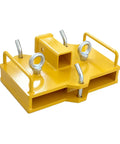 Forklift Hitch Adapter With 2 Inch Receiver For Dual Pallet Forks, Heavy Duty Half Inch Steel, Powder Coated For Rust Resistance