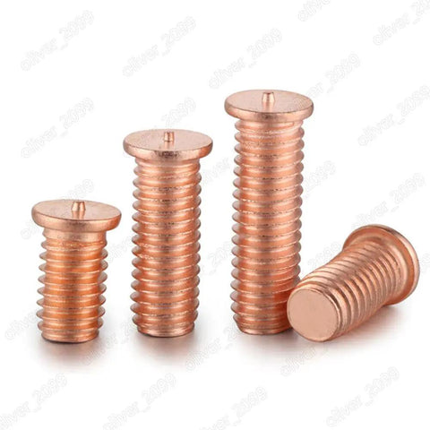 Killer Grade Copper Plated Steel Weld Studs For Capacitor Discharge Metal Fabrication M3 M4 M5 M6 M8 Bulk Pack Hardware