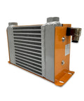 Oil Cooling Heat Exchanger for CNC Hydraulic System 30 LPM Flow Radiator Cooler 12V DC Oil Cooler Compact Radiator