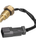Tough As Nails Water Temperature Sensor For Excavators - High Performance Replacement Part For CAT E320C - Steel Shell And Nylon Wire, Weather Ready, Easy Install, 1 Unit brass sensor with black nylon wire and connector