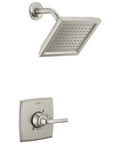 Geist 14 Series Shower Faucet Set With Brushed Nickel Finish Full Spray Head And Handle Universal Rough In Valve Trim Kit