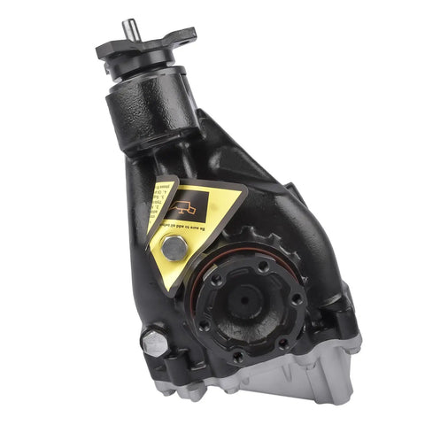 Heavy Duty Rear Differential Axle Carrier Black Drop In Replacement For Cadillac ATS 2.5L 2013 Models With 3.45 Gear Ratio side view showing detailed features.