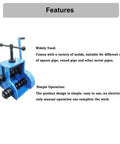 WYDDDARY Manual Pipe Bender Machine With Round And Square Dies for Easy pipe bending, suitable for various metal pipe sizes.