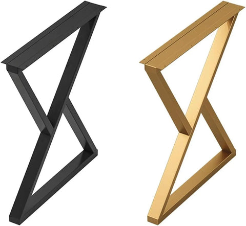 Built Tough Black Table Legs Heavy Duty Metal Support For Kitchen Dining Or Coffee Desk Diy Furniture Swap Rust Resistant Steel Frame black and gold legs