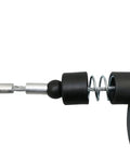 No Nonsense 11 Ft Single Leg Self Retracting Lifeline featuring smooth galvanized steel cable and snap hook mechanism.