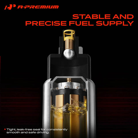Top Tier Fuel Pump And Filter Assembly For Ford 6.0L Power Stroke Diesel Drop In Ready Replacement For F250 F350 F450 F550 Super Duty And Excursion Built Heavy Under Tank Module Straight Swap Fix with leak-free seal.