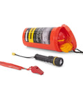 All In One Watercraft Safety Kit With 50 Ft Buoyant Line, Bailer, Whistle And Waterproof Flashlight For Jet Skis And Personal Watercraft