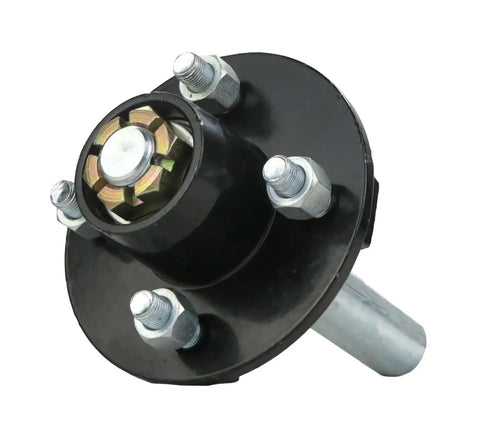 Trailer Axle Kit Assembly With Four On Four Inch Bolt Idler Hub And One Quarter Inch Round BT8 Spindle For Two Thousand Pound Axles