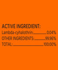 Ingredient list of Ant Killer Plus Multi Purpose Outdoor Insect Control Granules 2 Pack showing active and other ingredients.