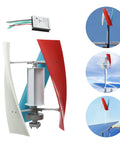 Portable 100W Wind Turbine Generator For Home Use No Battery 12V Vertical Wind Turbine Windmill Power Generator