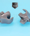Two Pack Gray Interior Sun Visor Clips Replacement For Honda Civic 1996 2014 CR V 2007 2011 Accord 1998 2007 Odyssey 1999 2010