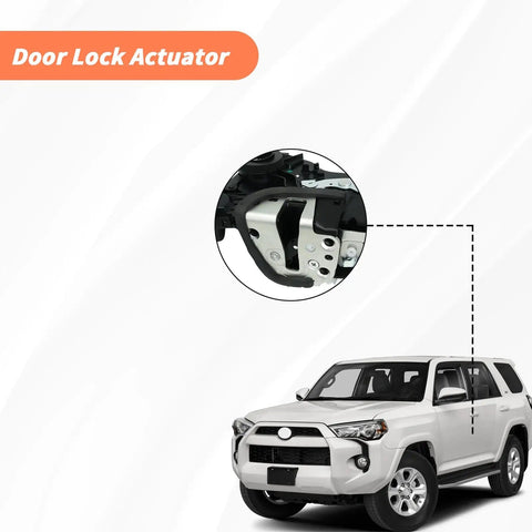 Door Lock Actuator Motor Plug And Play Front Left Driver Side For Toyota Tundra Camry 4Runner RAV4 Lexus RX350 RX450h Scion Tc XB XD Replacement 69040-0C050 69040-06180 931-401 shown with vehicle