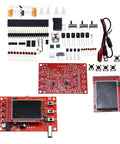 DIY 2.4 Inch TFT Digital Oscilloscope Kit With DIY Parts Probes Handheld Pocket Sized SMD Electronics Learning Set 138 Component Kit layout