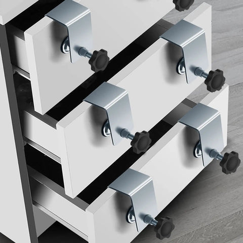 2 Pack Drawer Front Installation Clamps Zinc Drawer Fixing Clips Adjustable Heavy Duty Cabinet and Furniture Jig for Cabinets Desks Tables and Carpentry Projects.