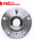 Front Wheel Hub Bearing Assembly 513121 with Nut ABS 5-Lug Single Unit, top view showing 5-lug design and central nut.