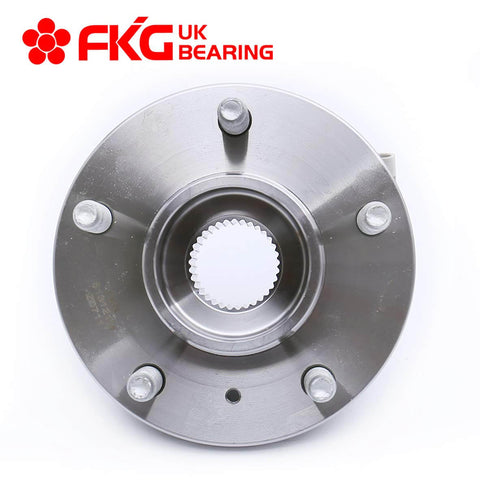 Front Wheel Hub Bearing Assembly 513121 with Nut ABS 5-Lug Single Unit, top view showing 5-lug design and central nut.