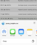 Screenshot of mobile app showing WiFi Sump Pump Monitor And Protector With Real Time Mobile Alerts No Sensors Needed Easy Plug In Setup