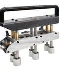 3 Station Verge Roller Bender for Roofing Sheet Metal Bending Tool for 0.3 to 1.0 Millimeter Steel, front view
