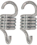 Heavy Duty Porch Swing Springs 2 Pack 750Lbs Each Total 1500Lbs Capacity For Ceiling Mount Indoor Outdoor Hammock Chair Suspension Hangers