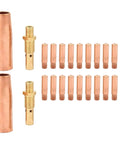 Get Your Hands On These Sick Plasma Cutter Consumable Tips And Nozzles For 20pcs Welding Kits With 0.8mm Diffuser Copper Parts That Are Totally Durable. Set includes copper tips and nozzles.