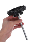 Hand holding Spare Tire Clamp Bolt Universal Fitment Replacement Hardware For Secure Tire Mounting, 17.5x9.3x9.3 cm size