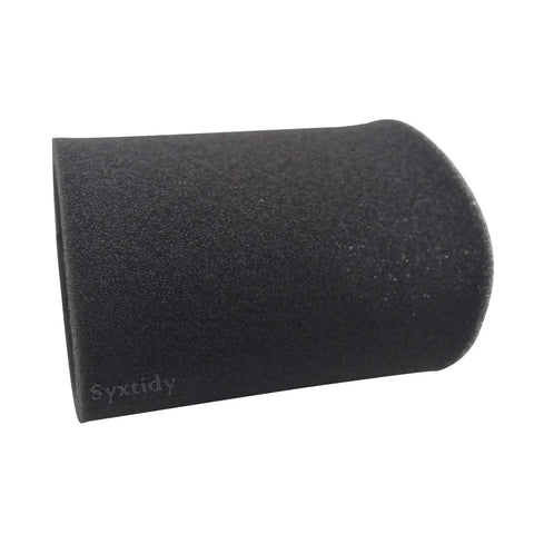Single foam filter from 3 Pack Replacement Foam Filters For Wet Dry Vacuum Cleaners Fits Most Vacuums Including Shop Vac Vacmaster And Genie VF2001 90585 Foam Sleeve Filters Built Tough Premium Quality Easy Install.