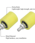 4 Pack Slide Gate Guide Rollers For Sliding Doors Gate Roller Guides With Beefy Nylon Bodies and durable metal material