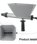 Heavy Duty Mortar Sprayer Electric Drill Attachment For Stucco Plastering Concrete with precision nozzle and handle.