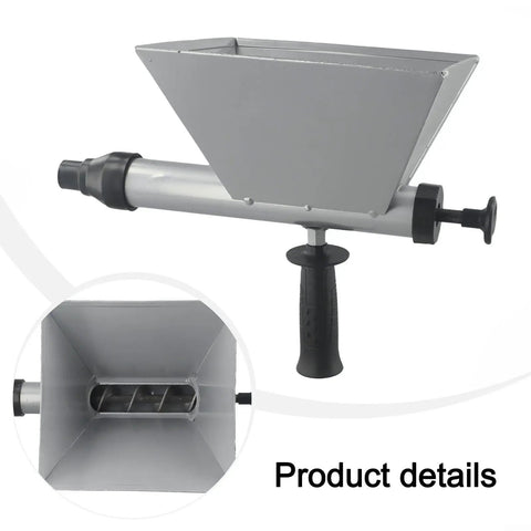 Heavy Duty Mortar Sprayer Electric Drill Attachment For Stucco Plastering Concrete with precision nozzle and handle.