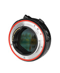 EF To EOS R Drop In Variable ND Filter Adapter With Auto Focus And UV Filter 1.5 To 9 Stop ND Range Supports Canon EF EFS Lenses On EOS R Series Cameras Including R5 R6 RP R7 R10 And C70 with visible adapter ring and ND filter