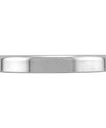Side view of Ceramic Round Base Magnets Pack With Serious Hold, Heavy Duty 95 Lb Pull Each, Nickel Plated, 2 Pack for Home, Workshop Use