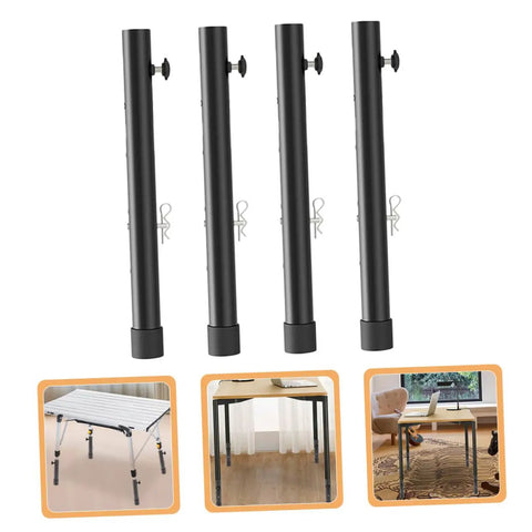 Shake That Wobbly Desk Fast With These Heavy Duty Table Leg Extenders That Slip Right On for instant height tweaks.