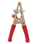 Heavy Duty 300A Welding Ground Clamp With Solid Brass Construction And Wide 45mm Jaw Opening For Secure Slip Free Grip On Thick Metal During High Current Arc MIG TIG Stick Welding Jobs - close-up view.