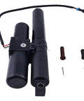 Hydraulic Tailgate Lift Actuator Replaces 99994-1167 For Kawasaki Mule Pro Dxt Dx Fxr Fxt showing black metal actuator with fittings.
