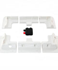 Flat Roof Solar Panel Mounting Bracket Kit 7 Piece ScrewFix Roof Mounts For RVs Vans Caravans Sheds And Boats