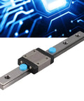 LML12B 12 Mm Linear Guide Rail And Slide Block Set With 150 Mm Rail Bearing Steel Four-Point Contact And Side Lubrication Inlet for DIY CNC