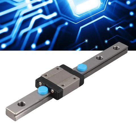 LML12B 12 Mm Linear Guide Rail And Slide Block Set With 150 Mm Rail Bearing Steel Four-Point Contact And Side Lubrication Inlet for DIY CNC