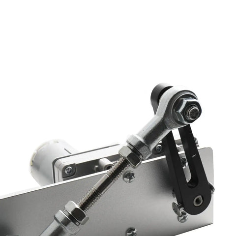 Adjustable Telescopic Linear Actuator Motor With Integrated Speed Controller And 24 Volt Power Supply providing smooth movement with metal components.