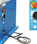 Professional Three Phase Ring Roller Pinch Roll Bender Three Horsepower Industrial Metal Tube Former For 2.75 Inch Round Square Stock Shop Fabrication control panel with emergency stop feature.