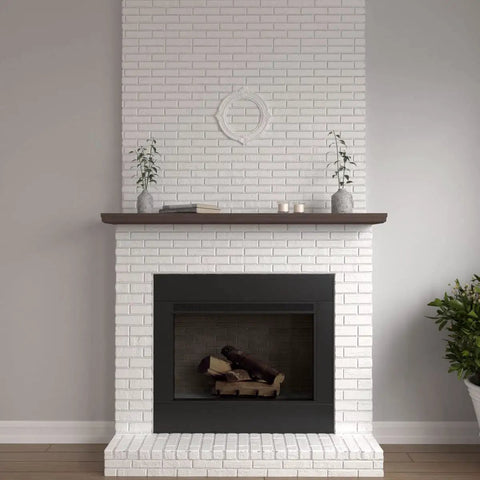 Room with Benson Ceiling Medallion 13 1/8 Inch Exterior Diameter, 8 Inch Interior Diameter, 5/8 Inch Projection above fireplace