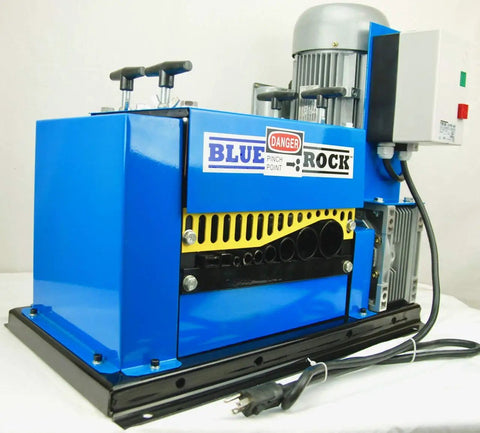 WS 212 Wire Stripping Machine With Nine Cutting Channels For Copper And Other Wires Auto Feed And Cut System side view