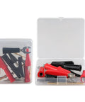Pro Grade Digital Multimeter Test Lead Kit With Alligator Clips, Replaceable Probes, 16 Piece Set in plastic cases