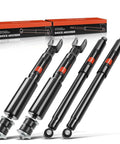 Front And Rear Shock Absorbers And Struts For Chevrolet Silverado 1500 Classic 1999 To 2007 4WD Pickup Not For Electronic Suspension Or Quadrasteer