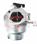 Lawn Mower Carburetor Kit For GCV135 GCV160 GC135 GC160 Engines Replacement Part with precise fuel control and measurements shown