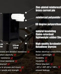 OEM 6 Pin AC CDI Box For Chinese Made ATVs And Dirt Bikes With Wide Compatibility For 125cc 150cc 200cc 250cc Go Karts ATVs And Mini Bikes Built Tough With ABS Resin Shell Brass Tin Plated Pins Premium Quality CDI Performance showcasing materials and features.