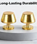 Top Shelf Solid Brass Nailhead Studs With A Killer Gold Shine Featuring No Fuss Flat Head Screw Back Rivets Made For Heavy Duty Leather Handbag Fixes And Smooth Diy Craft Projects That Truly Deliver, two gold 12mm rivets.