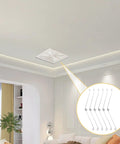 Six Pack Recessed Light Clips Stainless Steel Torsion Springs For Ceiling Trims Bathroom Vent Fan Covers And Exhaust Fans Repair Kit Durable Spare Parts For Recessed Lighting Fixtures on ceiling vent cover